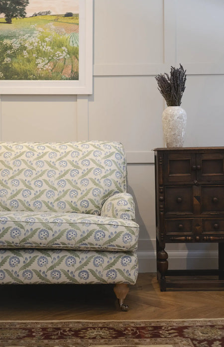 label:Large Sofa in Linwood Flori Polly Pastoral 